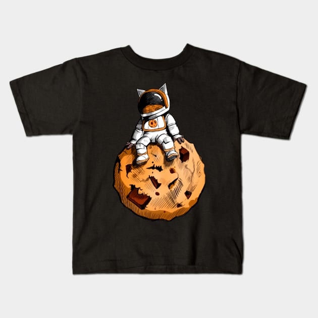 Cookie planet Kids T-Shirt by TonySlavArt